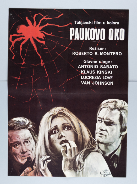 The Eye of the Spider / L'occhio del ragno – Jugoslawisches Plakat – Yugoslavian one sheet